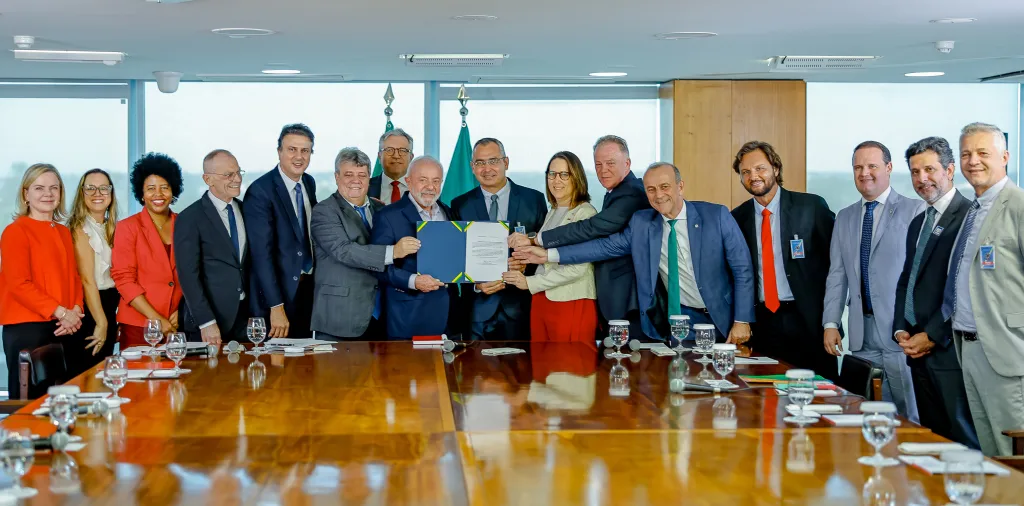 Cerimônia no Palácio do Planalto