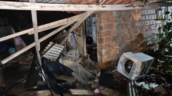 Estragos causados pela chuva em Nova Venécia