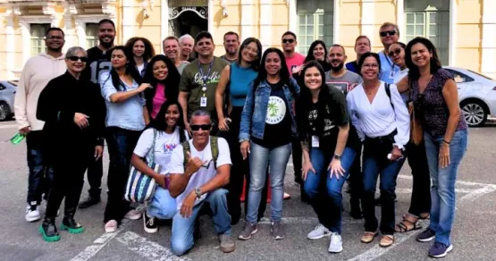 Monitores de turismo de Vila Velha visitam o Palácio Anchieta