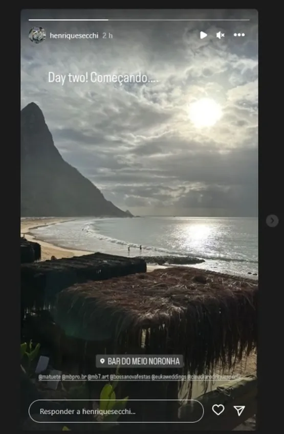 Casamento de bilionário brasileiro fecha ponto turístico em Fernando de Noronha, tem quatro dias de festa e avião carregado apenas com flores