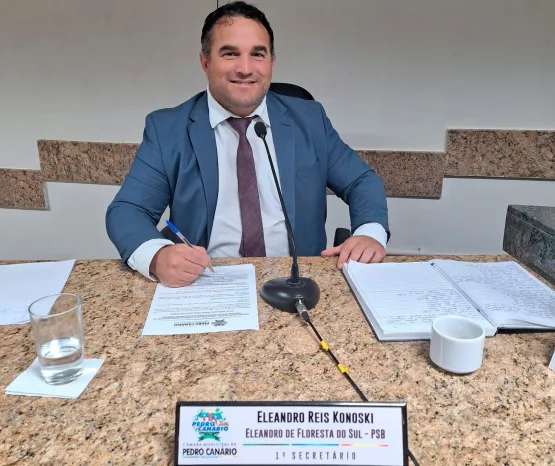 Presidente da câmara de vereadores de Pedro canário Denis Amâncio tem conta aprovada pelo TCES