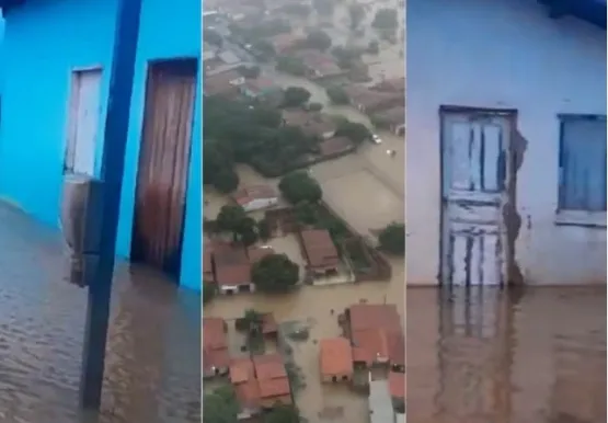 Crianças morrem na Bahia após carro ser arrastado por enxurrada que se formou durante chuva