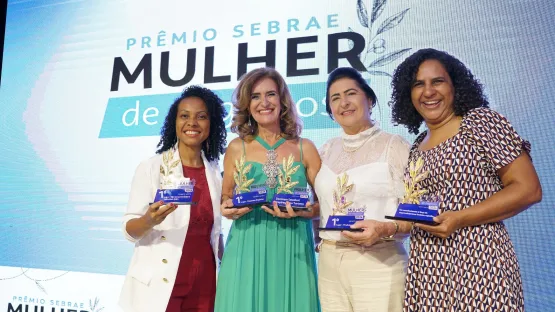 Conheça as vencedoras do Prêmio Sebrae Mulher de Negócios 2024s