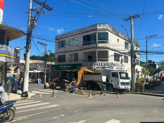 Trecho da Av. Vitória em Nova Venécia é Interditado para Obras de Melhoria