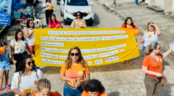 Itabatã recebe caminhada contra abuso sexual de crianças e adolescentes