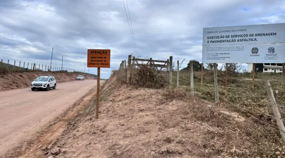 Parceria entre Estado e Prefeitura garante nova pavimentação em Ecoporanga