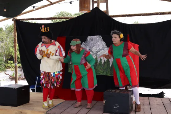 Festival Caju de Leitores começa com celebração ancestral na Aldeia Xandó