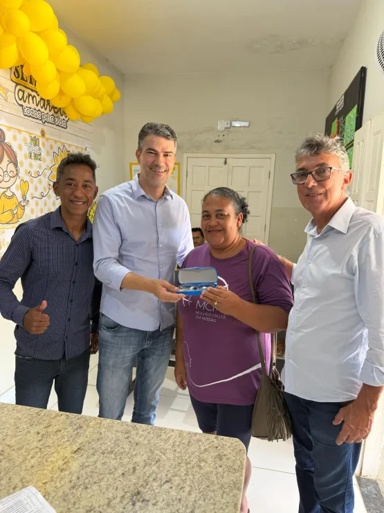 Pedro Canário recebe secretário estadual de Saúde para assinatura de ordem de serviço e inaugurações