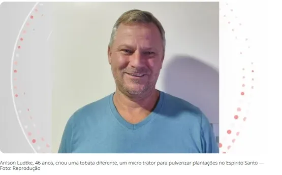 Engenheiro cria trator diferente e ganha apelido de 'Mad Max capixaba'