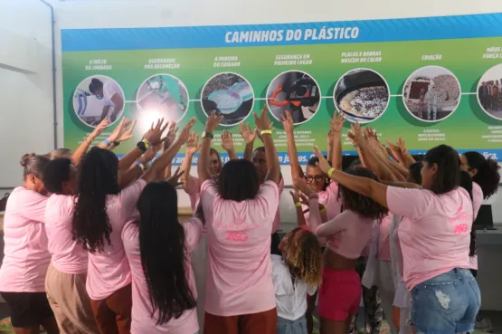 Ação reúne mulheres da Ilha de Itaparica em cuidados com saúde e natureza