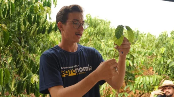 Curso de Agronomia da FAESA realiza Dia de Campo sobre tecnologias aplicadas à cafeicultura sustentável em Linhares