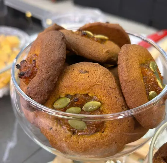 Biscoito de Abóbora com Especiarias Biscoito de Abóbora com Especiarias