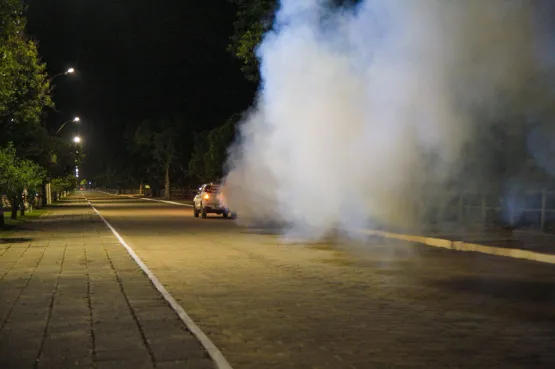 Itinerário do carro fumacê vai percorrer oito regiões de Linhares nesta semana