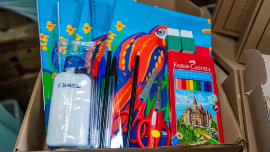 Depois das mochilas, 28 mil kits escolares começam a chegar às escolas de Linhares antes do início das aulas