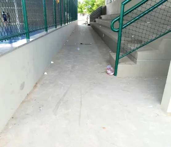 Quadra é alvo de vandalismo e furto antes da inauguração em Pinheiros