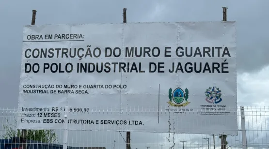 Polo Industrial de Jaguaré avança com obra de segurança e reforça desenvolvimento econômico
