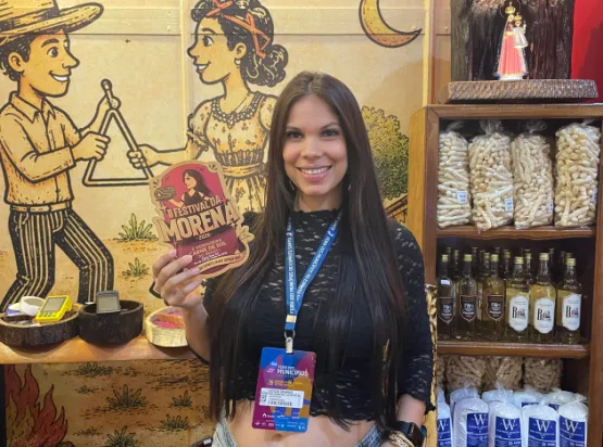 Produtos típicos e Festival da Morena marcaram espaço de Ponto Belo na Feira dos Municípios