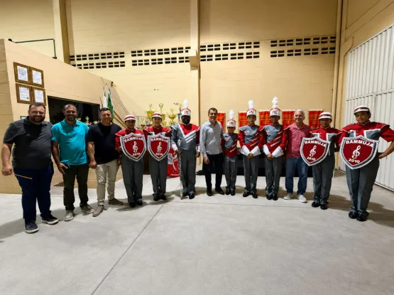 Banda Musical Municipal de Jaguaré recebe novos uniformes