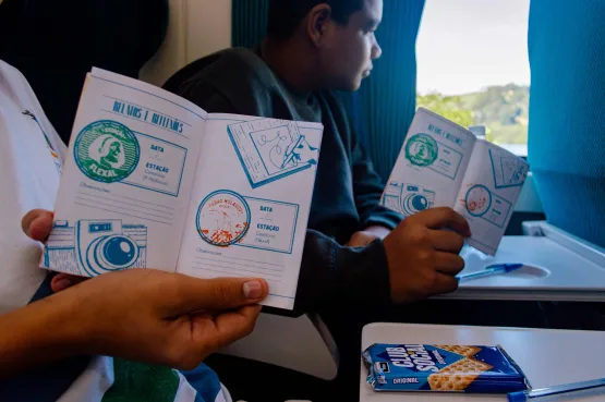 Jovens de Cariacica descobrem o território da ferrovia através do Projeto Viagem Capixaba