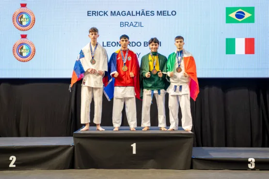 Linhares é ouro no karatê: atletas conquistam seis medalhas em Mundial na Eslovênia