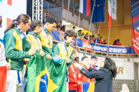 Linhares é ouro no karatê: atletas conquistam seis medalhas em Mundial na Eslovênia