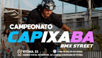 1º Campeonato Capixaba de BMX Street acontece neste fim de semana em Vitória