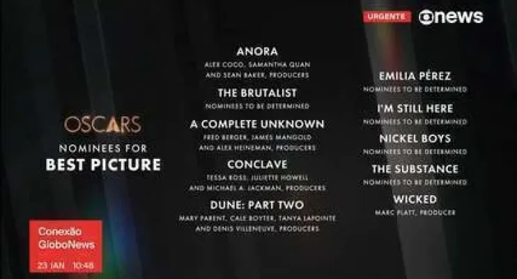 'Ainda Estou Aqui' faz história ao receber 3 indicações ao Oscar 2025