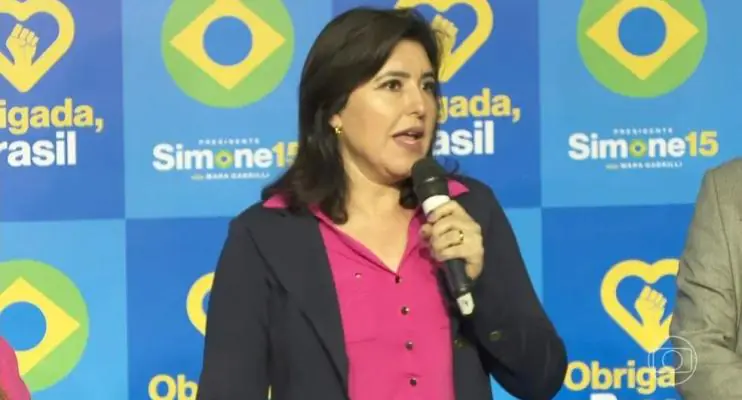 'Eu tenho lado e vou me posicionar', diz Tebet após 3º lugar