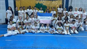 Sesport recebe primeiro curso aberto de capoeira