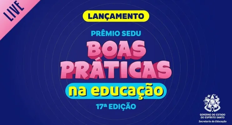 Abertas Inscrições para o 'Prêmio Sedu: Boas Práticas na Educação'
