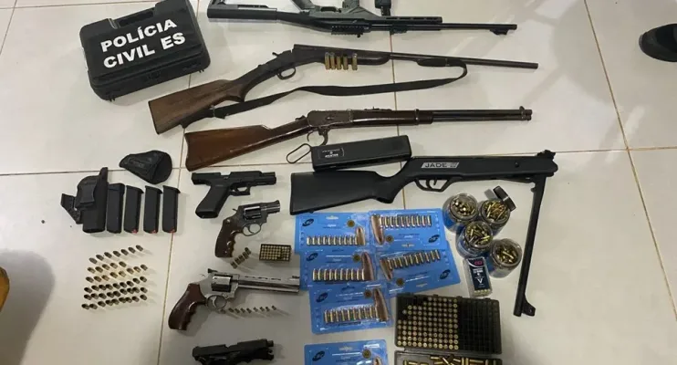 Ação policial em São Mateus localiza arsenal relacionado a tentativa de homicídio