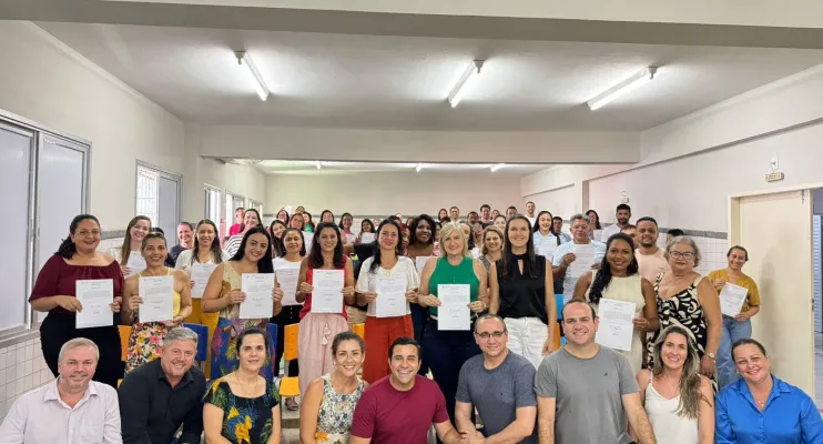 Aconteceu hoje a posse dos novos 50 professores efetivos de São Gabriel da Palha