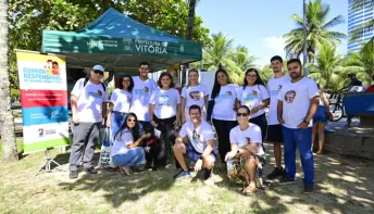 Adote um amigo: evento de adoção de animais fez sucesso na praia da Guarderia