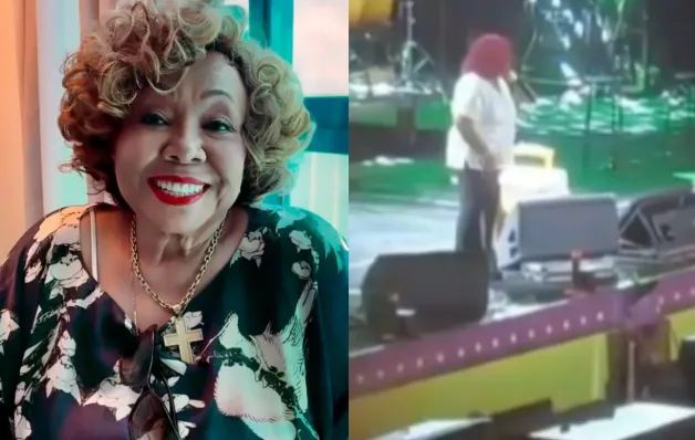 Alcione passa mal durante show no Recife mas tranquiliza fãs com vídeo nas redes sociais