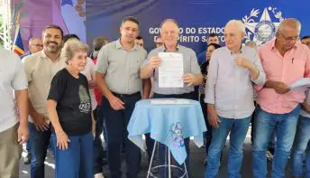 Casagrande autoriza início das obras de restauração do Solar Miguel Simão, em Alegre