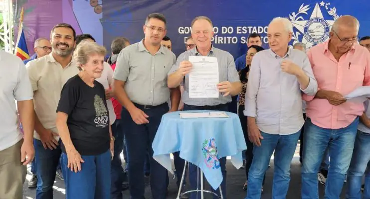 Casagrande autoriza início das obras de restauração do Solar Miguel Simão, em Alegre