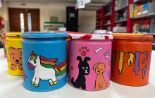 Alunos de escola pública de Vitória abrem mostra de pinturas no Tribunal de Justiça do ES