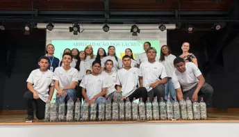 Alunos do curso de aprendizagem do Senac de Aracruz mobilizam comunidade e transformam lacres de alumínio em solidariedade