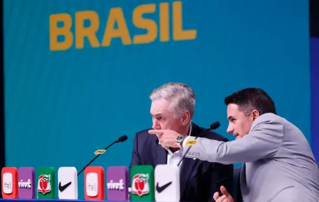 Ancelotti envia à Fifa lista de pré-convocados da Seleção para a Copa do Mundo