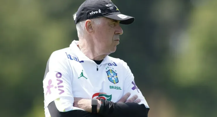 Ancelotti inicia semana com dúvidas na escalação da Seleção Brasileira
