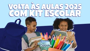 Ano letivo começa em Pedro Canário com entrega de kits escolares e novos uniformes
