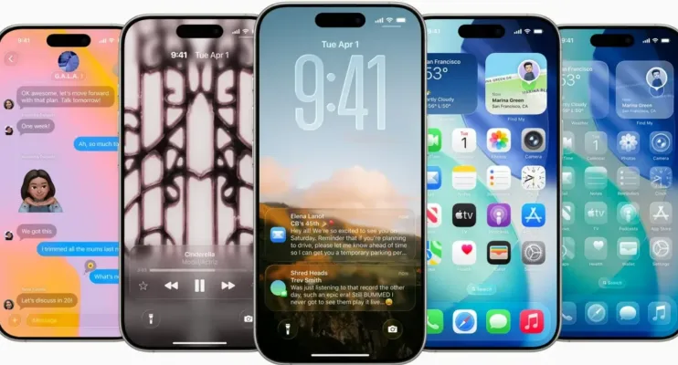 Apple revive os anos 2000 com o visual translúcido do iOS 26