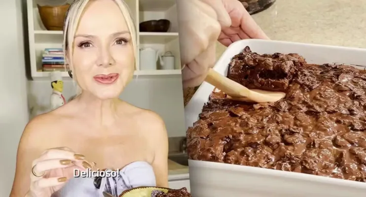 Aprenda a fazer o Bolo de chocolate crocante da Eliana