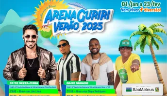 Arena Guriri recebe programação cultural e de lazer no fim de semana