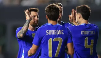 Argentina goleia Porto Rico por 6 a 0 em amistoso nos EUA