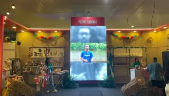 Artesanato e sabores regionais ganharam espaço no estande de Pedro Canário na Feira dos Municípios