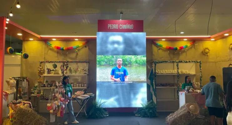 Artesanato e sabores regionais ganharam espaço no estande de Pedro Canário na Feira dos Municípios