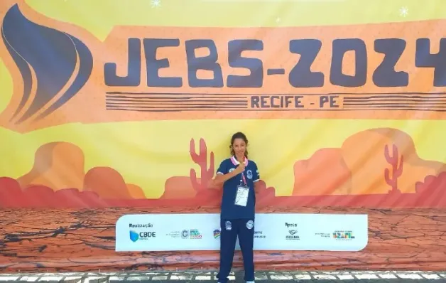 Atleta de karate de Jaguaré disputa Jogos Escolares Brasileiros