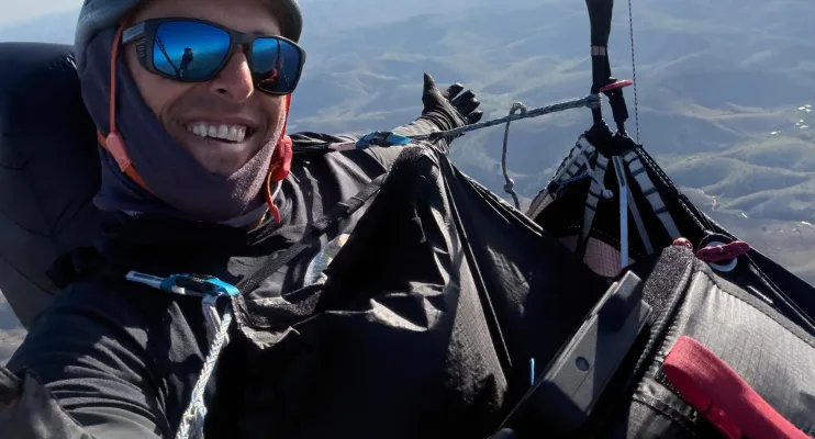 Atleta representa o ES na primeira edição do Campeonato Brasileiro de Hike and Fly
