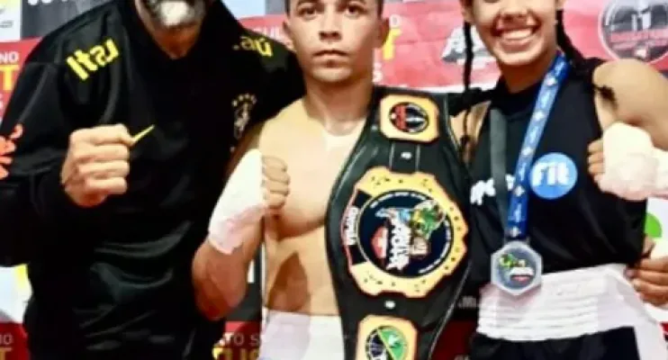 Atletas de Nova Viçosa conquistam cinturão no Brutus Fight e brilham no cenário sul-americano